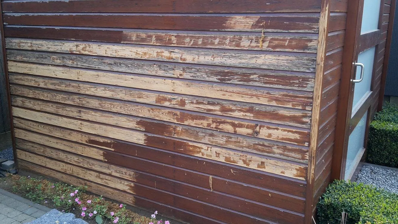 Tuinhuis in Lubbeek met verse buitenlak